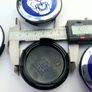 4 x BLUE 58mm - 59mm JAGUAR C2D47107 wheel center caps F XF XJ XKR S type X type XJ8 XK8 Image 8