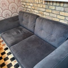 3 seater grey sofa