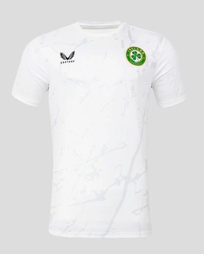 Rep. Ireland Football Mens Coaching Training T-Shirt - White [Large]