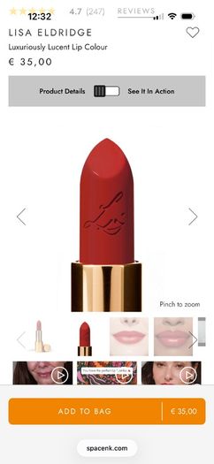 Lisa Eldridge Luxuriously Lucent Lip Colour - Shade Palazzo