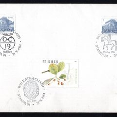 1984 Ireland Stampa 84 show cancels on plain envelope