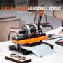Leather Cutting Machine, 18 x 10 cm Embossing Plate Manual Die Cutter, 1.2 cm Pressure Image 4