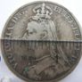 1889 Silver Crown Coin - British Queen Victoria Jubilee Head Image 5