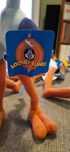 Road Runner Genuine Loonley Tune Brand New 1997 Plush Toy Warner Brothers