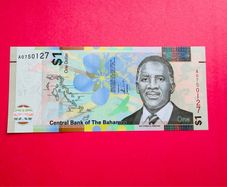 Bahamas   1  DOLLAR  2017 . Pick  77a.  Uncirculated