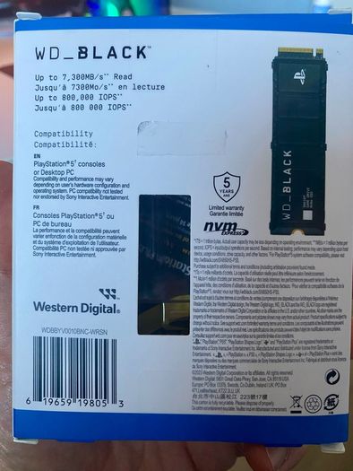 PlayStation 5 1TB SSD Internal Storage Upgrade