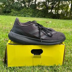 Adidas trainers casual sport uk 9 28 cm 10 us full black
