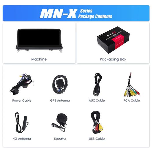 Android Auto Wireless Carplay Car Radio For BMW X5 E70 X6 E71 CCC CIC Intelligent Systems Stereo WIFI Autoradio