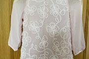 Brand new Girl's Elegant Light Pink Flower Dress | Size 5 years