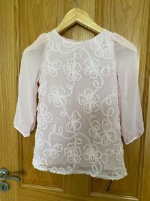 Brand new Girl's Elegant Light Pink Flower Dress | Size 5 years