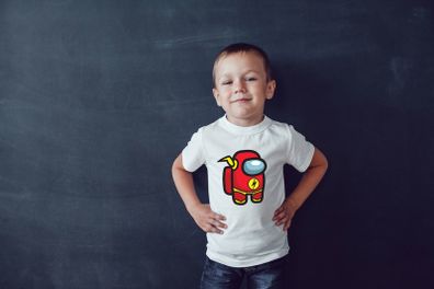 Among us Marvel avengers t-shirts for adults and kids