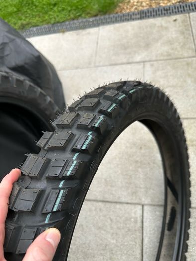 CST motorbike tyres (front & rear)