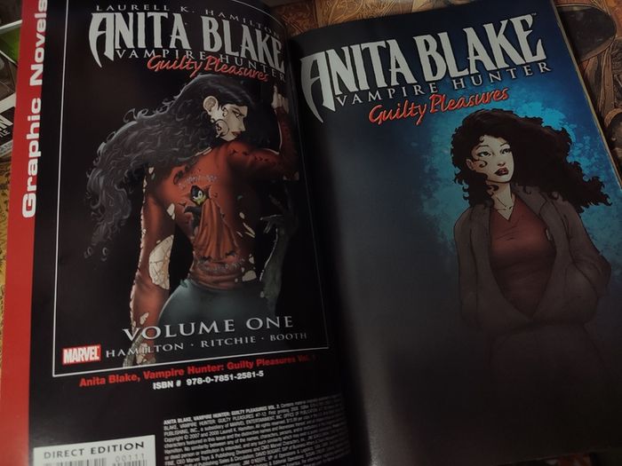 Anita Blake Vampire Hunter ! Guilty Pleasures ! Volume 2 ! Graphic Novel ! 2008 ! by Marvel !