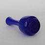 Vintage Japanese Blue Opal Opaque Cased Glass Vase Image 3