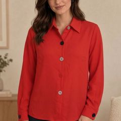 Red blouse