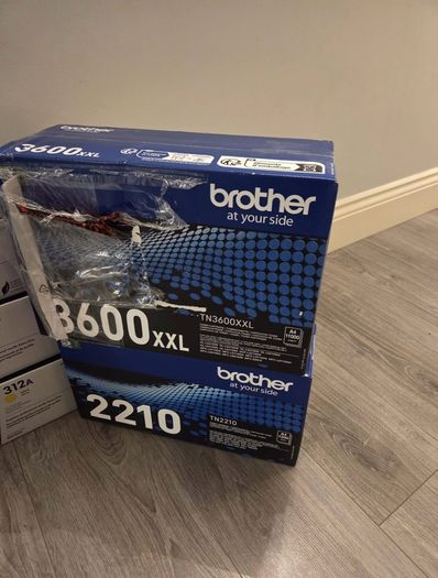 Printer Toners x 9 - HP & Brother