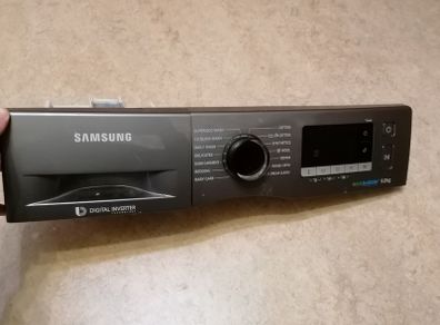 Washing machine, samsung ecobubble 9.0kg ,   WW90J5456FX/EU  washer door, dispenser pull out section in front panel