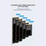 USB3. 2 Dual Disk NVME/SATA Dual Protocol Hard Drive Enclosure, Basic Offline Cloning and Copying Machine, Convenient External Storage, Quick Switching, Office Assistant, Suitable as a Gift, Data Cloning Machine, Fast File Transfer, Stylish Storage Image 5