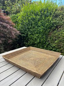 Large Wicker Tray