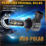 2x HIR2 Led Headlight Canbus No Error 9012 Car Bulb High Power 6000K White Light Diode Lamp 12v 55w For Toyota Corolla 2019 to 2023 Image 4