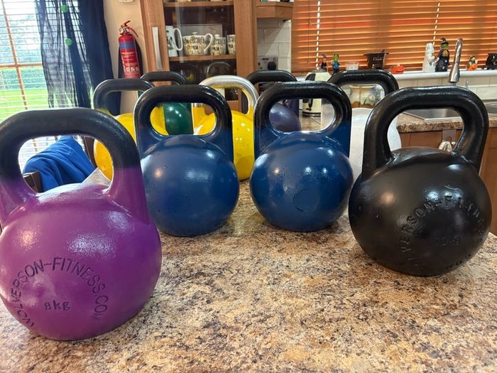 Competition Kettlebell Set, Selling  As 1 Lot + Asking Price Only, Cheap, Cost 2.5 Times This New!!