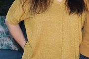 Mustard Jumper/ Top  Size 12