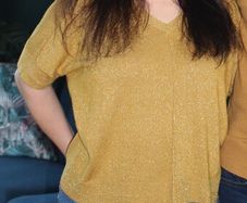 Mustard Jumper/ Top  Size 12