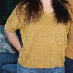 Mustard Jumper/ Top  Size 12