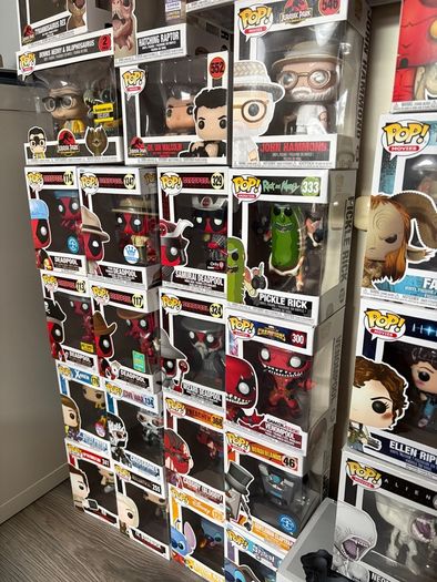 47 Boxed Funko Pop Collection - Hellboy, Jurassic Park, Alien, Deadpool & More