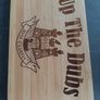 chopping board Chopping board personalised chopping board wedding gift present up the dubs Image 3