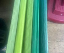 PLUFSIG Folding gym mat, green, 78x185 cm