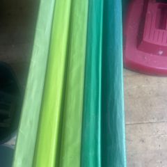 PLUFSIG Folding gym mat, green, 78x185 cm