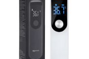 Compact wireless infrared thermometer