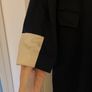 Black and cream coat Image 3