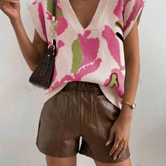 Shein v-neck knitted vest