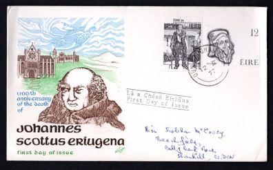 1977 Ireland Anniversaries Commemorative Stamps Hibernian First Day cover (FDC)