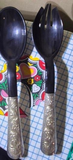 sterling silver salad spoons
