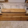 wooden shelf and coat hanger Image 2