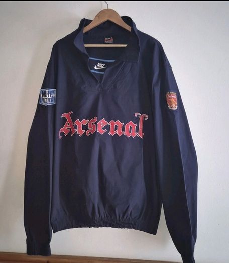 Rare Vintage Arsenal Training Top 1994/95 Navy Size 3XL