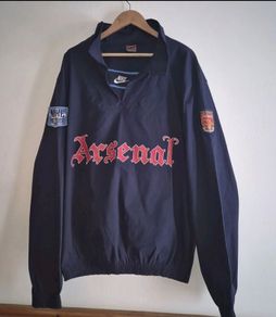 Rare Vintage Arsenal Training Top 1994/95 Navy Size 3XL