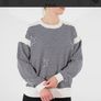 M&S Black and White Star Jumper (Size 10-12) Image 6