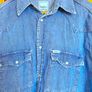 Vintage Cowboy Denim with stud buttons Image 4