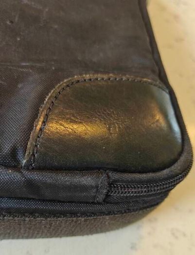 Authentic Vintage Mulberry Vintage Laptop Leather and Nylon Bag