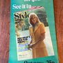 Vintage Advertising Sign / Showcard for Style Patterns 1974 Image 3