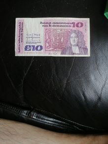 1984 Ireland Series B 10 Pound Banknote