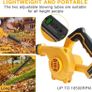 Cordless Air Leaf Blower for Dewalt 18V Battery, Electric Jobsite Air Blower Powerful for Garden Lawn Care Leaf Snow Blowing,Car Computer Dust Cleaner (Tool Only,no Battery) Image 6