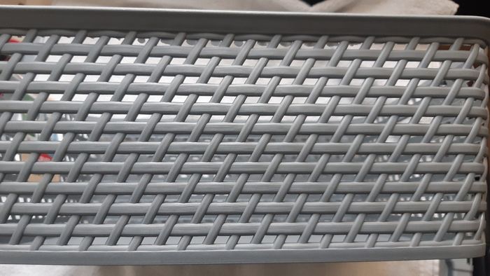 Curver Your Style Medium Retangular Basket 11 Litre - Grey