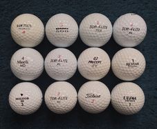 12 Used Golf Balls - Mixed Brands