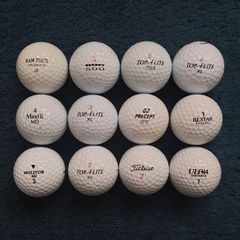 12 Used Golf Balls - Mixed Brands