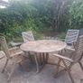 Hardwood garden chairs Image 2